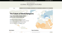 Desktop Screenshot of globalreligiousfutures.org